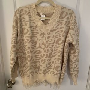Leopard sweater